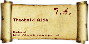 Theobald Aida névjegykártya